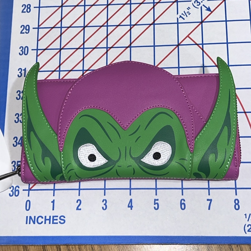 Marvel Green Goblin! Large zip wallet - Picture 7 of 8